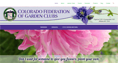 Desktop Screenshot of coloradogardenclubs.org